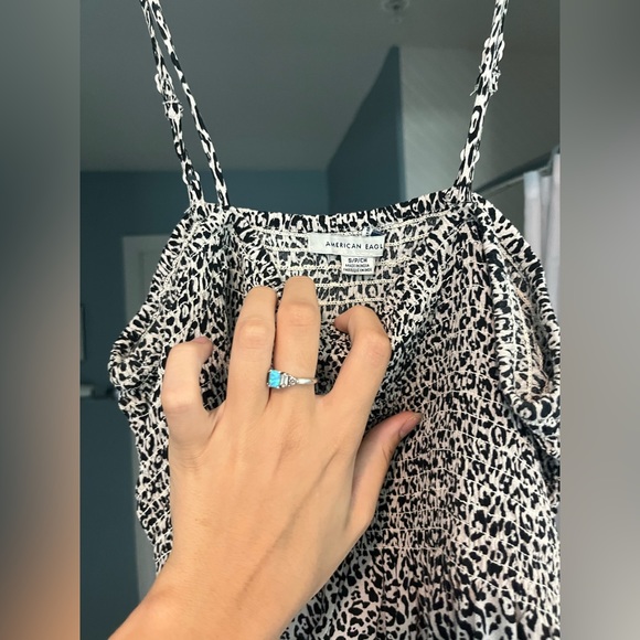 American eagle cheetah print tank top crop top - Picture 3 of 5